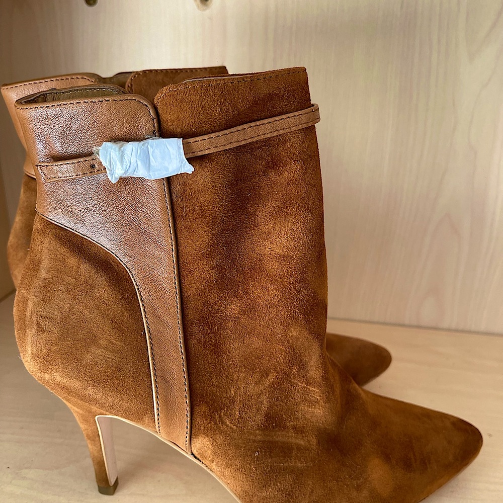 Corso Como tan brown suede and leather ankle boots  Size 8 - never worn
